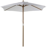 Outsunny Sonnenschirm, H&ouml;he: 230 cm, cremefarben - beige