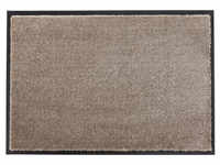 SCHÖNER WOHNEN Fußmatte »Miami«, Höhe: 0,7 cm, Rutschfest, Polyamid (PA) - beige