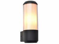 LUTEC LED-Wandleuchte, HxB: 26,2 x 9,6 cm, 15 W - grau