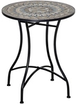 Outsunny Gartentisch, BxHxL: 60 x 71 x 60 cm, Metall/Sicherheitsglas/Polyrattan -