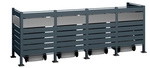 Westmann M&uuml;lltonnenbox &raquo;Planum&laquo;, BxHxT: 330 x 120 x 90 cm, f&uuml;r 4 x 240 L