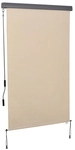 Outsunny Senkrechtmarkise, BxL: 120 x 200 cm, Aluminium/Polyester - weiss