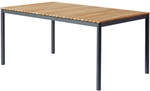 Cinas Gartentisch &raquo;Mood&laquo;, BxHxL: 100 x 72 x 167,5 cm, Tischplatte: Teakholz - grau