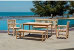 M&ouml;bilia Gartenbank, Holz, 2-Sitzer, BxH: 120 x 92 cm - beige