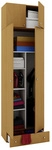 VCM Putzschrank &raquo;Vandol II&laquo;, BxHxL: 39 x 238 x 70 cm, Holzwerkstoff - braun