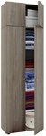 VCM Mehrzweckschrank &raquo;Vandol I&laquo;, BxHxL: 39 x 218 x 70 cm, Holzwerkstoff - braun