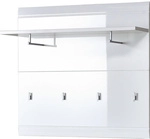 Garderobenpaneel &raquo;ADANA&laquo;, BxHxT: 96 x 90 x 30 cm, Holz - weiss