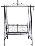GARDEN PLEASURE Hollywoodschaukel, 1-Sitzer - braun
