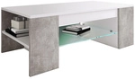VCM Couchtisch &raquo;Tunas&laquo;, BxHxL: 50 x 35 x 100 cm - grau