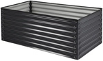 FLORAWORLD Hochbeet &raquo;floraworld&laquo;, BxHxL: 150 x 60 x 60 cm, Stahl - grau