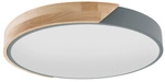 N&Auml;VE LED-Deckenleuchte &raquo;BORNEO&laquo;, &empty;xH: 31 x 6 cm, Metall/Kunststoff/Naturmaterial