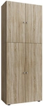 VCM B&uuml;roschrank &raquo;Lona XXL&laquo;, BxHxL: 39 x 183 x 70 cm, Holzwerkstoff - braun