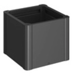 BIOHORT Pflanzbeet &raquo;Belvedere MINI&laquo;, dunkelgrau-metallic, Metall