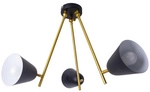 N&Auml;VE Deckenleuchte &raquo;Triton&laquo;, &empty;xH: 95 x 6 cm, Metall - schwarz