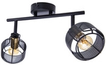 N&Auml;VE Wand-/Deckenleuchte &raquo;Foro&laquo;, BxHxL: 18,5 x 132 x 32 cm, Metall - schwarz