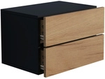 VCM Wandregal &raquo;Usal&laquo;, BxHxL: 45 x 30 x 32 cm - schwarz