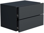 VCM Wandregal &raquo;Usal&laquo;, BxHxL: 45 x 30 x 32 cm - grau