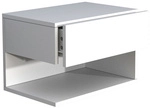 VCM Wandregal &raquo;Usal&laquo;, BxHxL: 45 x 30 x 32 cm - weiss