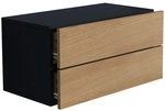 VCM Wandregal &raquo;Usal&laquo;, BxHxL: 60 x 30 x 32 cm - schwarz