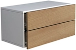 VCM Wandregal &raquo;Usal&laquo;, BxHxL: 60 x 30 x 32 cm - weiss