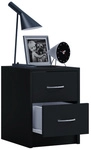 VCM Nachttisch &raquo;Boxal&laquo;, BxHxL: 35 x 40 x 35 cm - schwarz