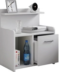 VCM Nachttisch &raquo;Nilasa&laquo;, BxHxL: 29 x 60 x 47 cm - weiss