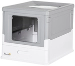 PawHut Katzentoilette, mit ausziehbarer Schublade, LxBxH: 47,5 x 35,5 x 36,7 cm -