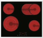 PKM Kochfeld &raquo;EB-C4-2KBTCG&laquo;, schwarz, BxHxT: 59 x 5 x 52 cm