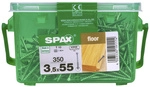 SPAX Dielenschraube, T10, Stahl, 350 St&uuml;ck, 3.5 x 55 mm - goldfarben