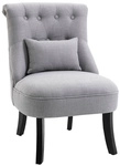 HOMCOM Sessel, BxH: 69 x 77 cm, Textil - grau