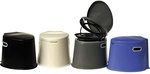 Yachticon Camping Eimertoilette, wei&szlig;, Kunststoff (PVC), f&uuml;r Camper - weiss