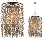 N&Auml;VE Pendelleuchte &raquo;Kokos&laquo;, &empty;xH: 40 x 23 cm, Naturmaterial - beige