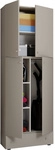 VCM Putzschrank &raquo;Lona&laquo;, BxHxL: 39 x 200 x 70 cm, Holzwerkstoff - grau