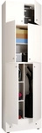 VCM Putzschrank &raquo;Lona&laquo;, BxHxL: 39 x 240 x 70 cm, Holzwerkstoff - weiss