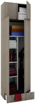 VCM Putzschrank &raquo;Vandol II&laquo;, BxHxL: 39 x 238 x 70 cm, Holzwerkstoff - braun