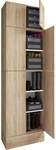 VCM Schuhschrank &raquo;Lona&laquo;, BxHxL: 39 x 240 x 70 cm, Holzwerkstoff - braun