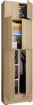 VCM Putzschrank &raquo;Lona&laquo;, BxHxL: 39 x 240 x 70 cm, Holzwerkstoff - braun