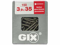 SPAX Gipsfaserschraube, 3,9 mm, Stahl, 150 Stk., GIX C 3,9x35 L - silberfarben