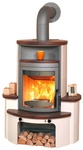 HARK Kaminofen &raquo;Avenso GT ECOplus&laquo;, braun, Stahl/Keramik, 8 kW, Dauerbrand
