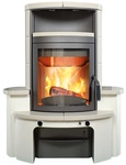 HARK Kaminofen &raquo;Avenso GT ECOplus&laquo;, cremewei&szlig;, Stahl/Keramik, 6 kW,...