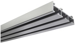 GARDINIA Fl&auml;chenvorhangschiene &raquo;Atlanta&laquo;, L&auml;nge: 2100 mm, 3-l&auml;ufig, Aluminium -