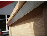 KGT Schneckenkante &raquo;Schneckenkante Woody light&laquo;, BxHxT: 127 x 5 x 80 cm, Stahl -