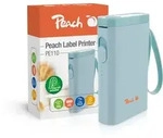 Peach Etikettendrucker | blau | platzsparend und kabellos | &uuml;berall Ordnung schaffen