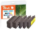 Peach Spar Pack Plus Tintenpatronen kompatibel zu HP No. 950*2, No. 951,...