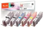 Peach Spar Pack mit grau Tintenpatronen XL-Ergiebigkeit, kompatibel zu Canon