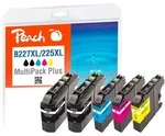 Peach Spar Plus Pack Tintenpatronen kompatibel zu Brother LC-227XLVALBP