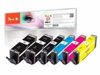 Peach Spar Pack Plus Tintenpatronen kompatibel zu Canon PGI-570, CLI-571