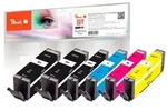 Peach Spar Pack Plus Tintenpatronen kompatibel zu Canon PGI-570, CLI-571