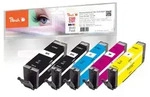 Peach Spar Pack Tintenpatronen kompatibel zu Canon PGI-580, CLI-581, 2078C005