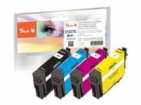 Peach Spar Pack Tintenpatronen kompatibel zu Epson No. 502XL, C13T02W64010